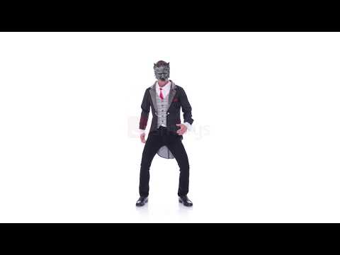 Halloween Men's Story Book Fairytale Big Bid Wolf Deluxe Fancy Dress Costume Product Video