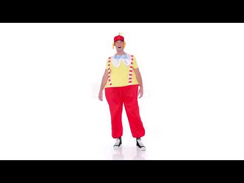 Adult's Tweedledee or Tweedledum Alice in Wonderland Fancy Dress Costume Product Video