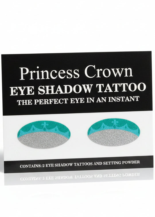 Princess Crown Eyes Eyeshadow Tattoo Costume Makeup