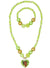 Image of Princess Tiana Girls Beaded Bracelet and Necklace Set - Main Image