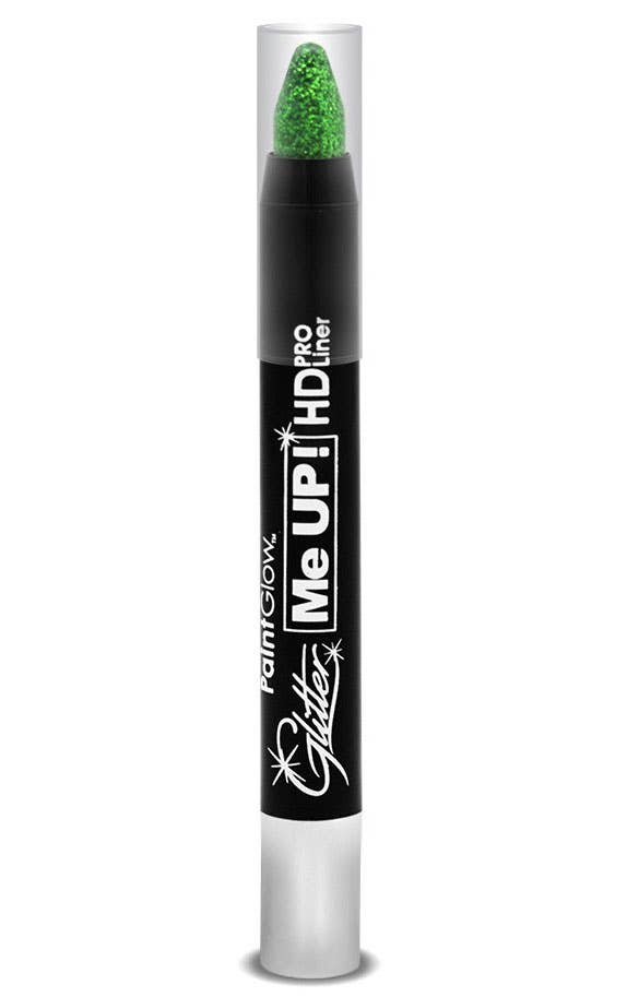 UV Reactive Pro Liner Green Glitter Makeup Stick - Main Image