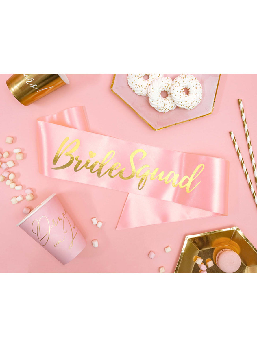 Prosecco Party Pink Squad Hens Night Sash - Lifestyle Image 2