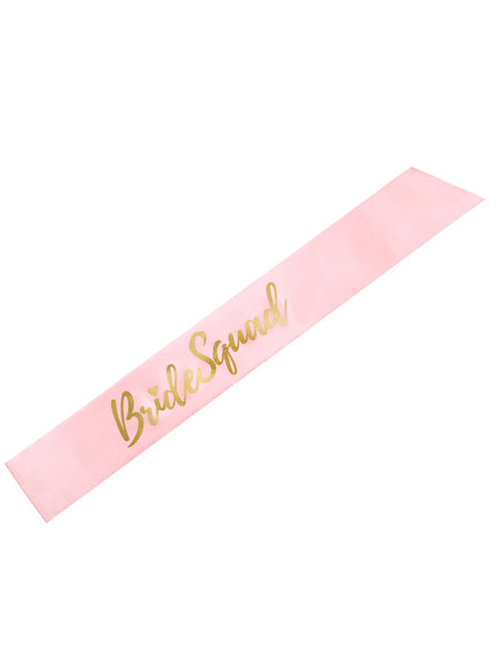 Prosecco Party Pink Squad Hens Night Sash - Main Image