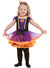 Image of Pumpkin Witch Toddler Girls Halloween Costume - Front View