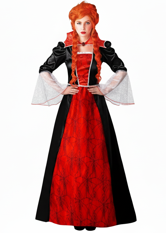 Queen of Darkness Womens Vampire Halloween Costume - Main Image