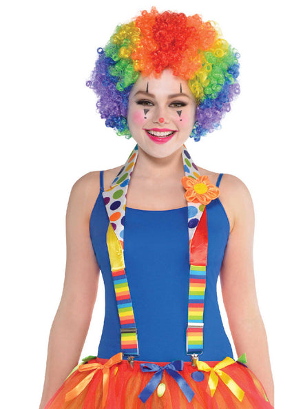 Rainbow Clown Braces with Lapels