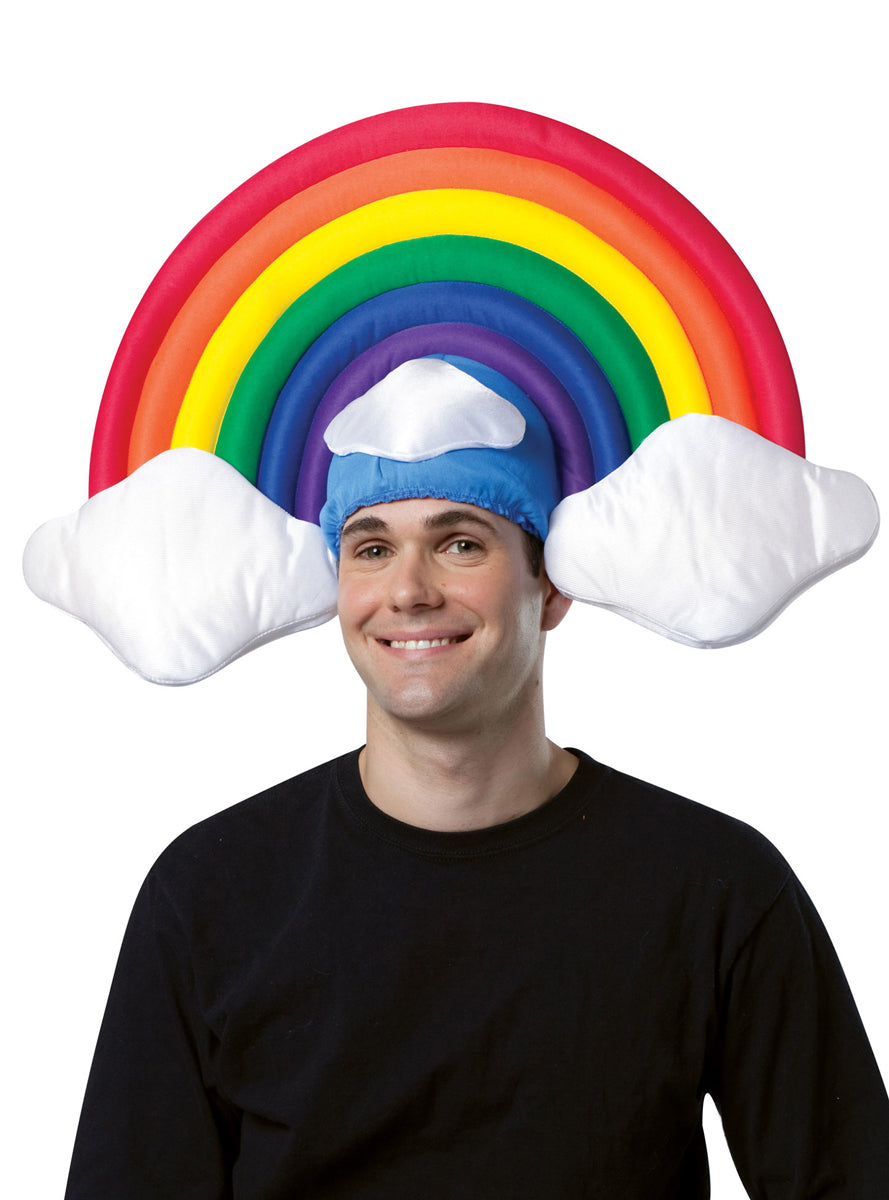 Rainbow Novelty Adults Costume Hat - Main Image