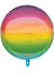 Image of Rainbow Ombre 50cm Foil Orb Balloon