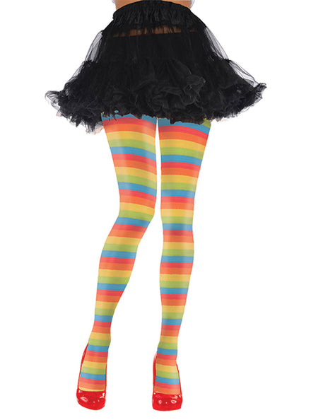 Womens Full Length Rainbow Stockings