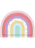Image of Pastel Rainbow 8 Pack Paper Party Plates