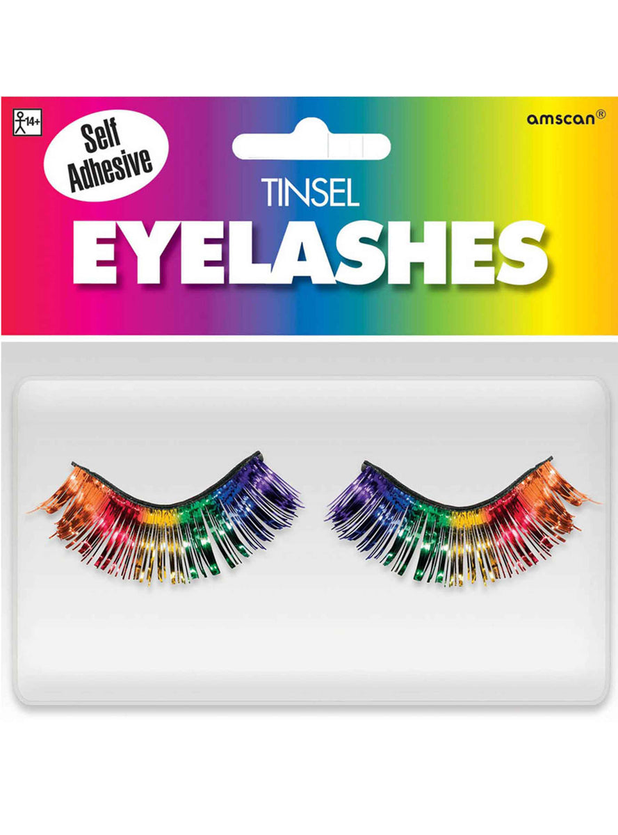 Rainbow Tinsel Fake Eyelashes