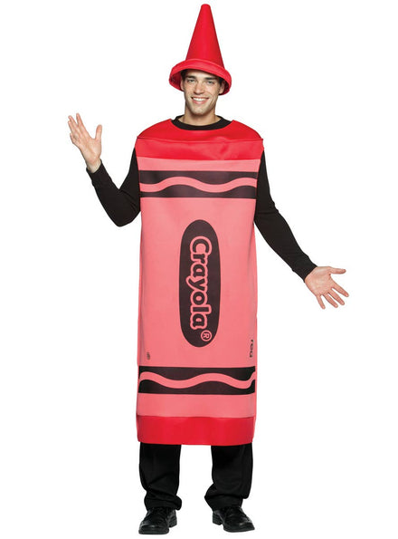 Novelty Red Crayola Crayon Costume for Adults - Main Image