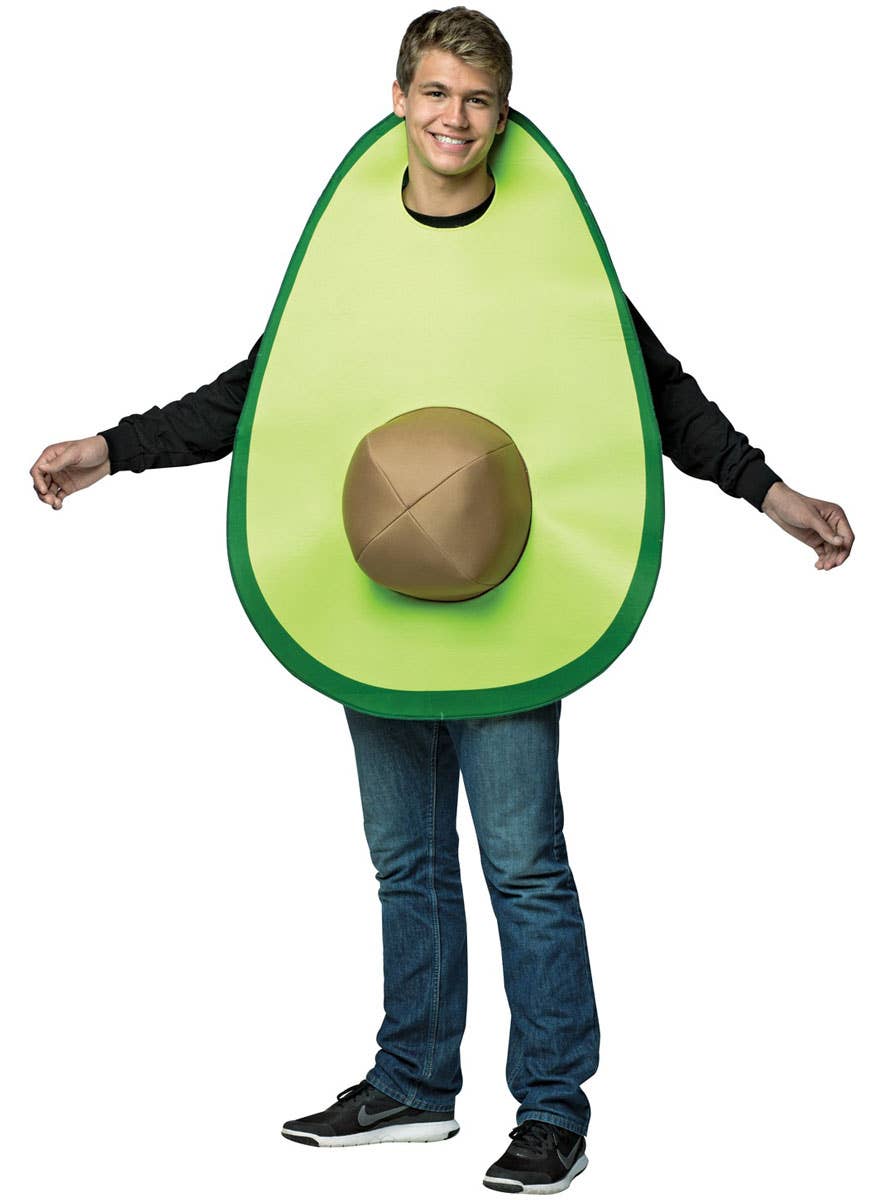 Green Avocado Adults Costume Avocado Dress Up Costume for Adults