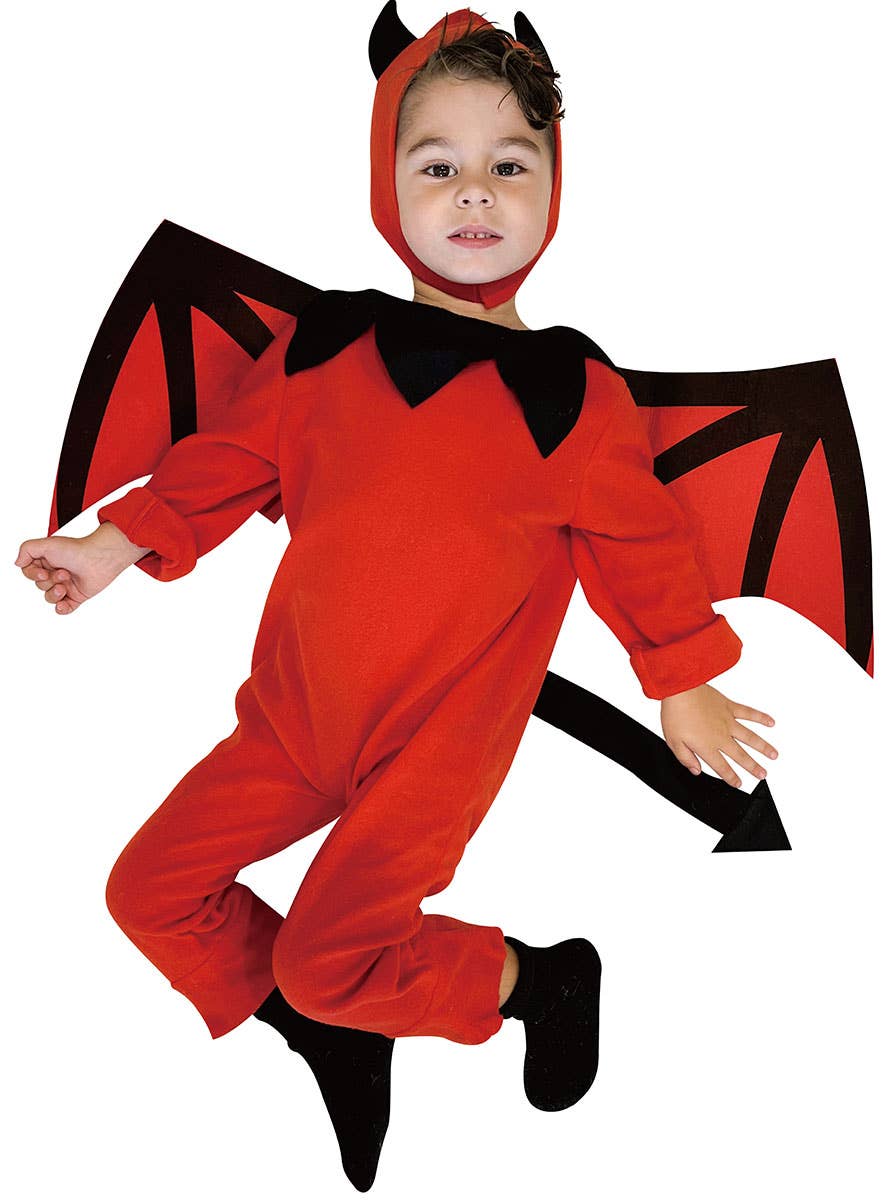 Image of Devil Cutie Toddler Boys Halloween Costume - Alternate Image