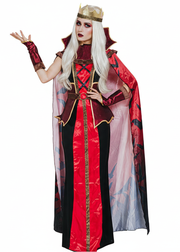 Image of Bat Vampire Queen Women's Halloween Costume - main image