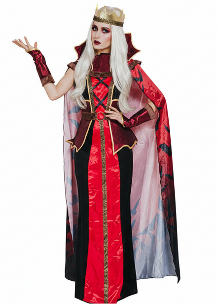 Image of Bat Vampire Queen Women's Halloween Costume - main image