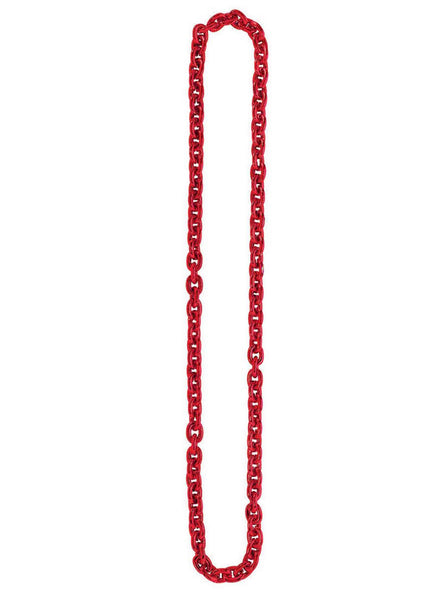 Basic Red Chain Link Necklace