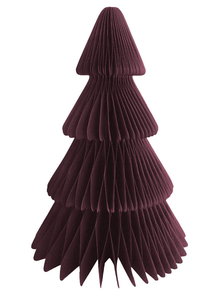 Red Christmas Tree Honeycomb Decoration 20cm Main Image