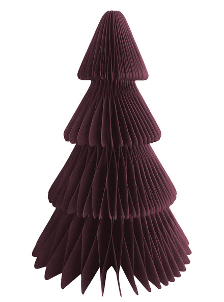 Red Christmas Tree Honeycomb Decoration 35cm Main Image