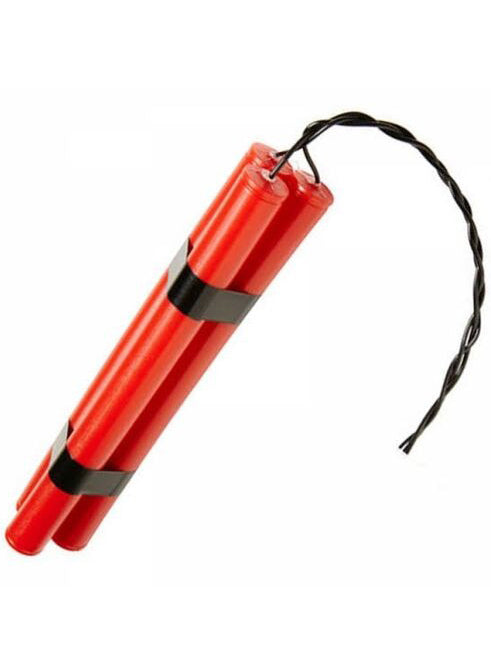 Red Fake Dynamite Sticks Costume Prop - Main Image