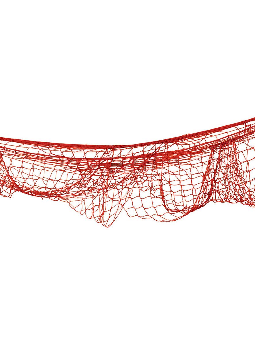 Image of Red Fish Netting Party Decoration - Main Image