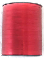 Image of Red Satin Chrome 455m Long Curling Ribbon