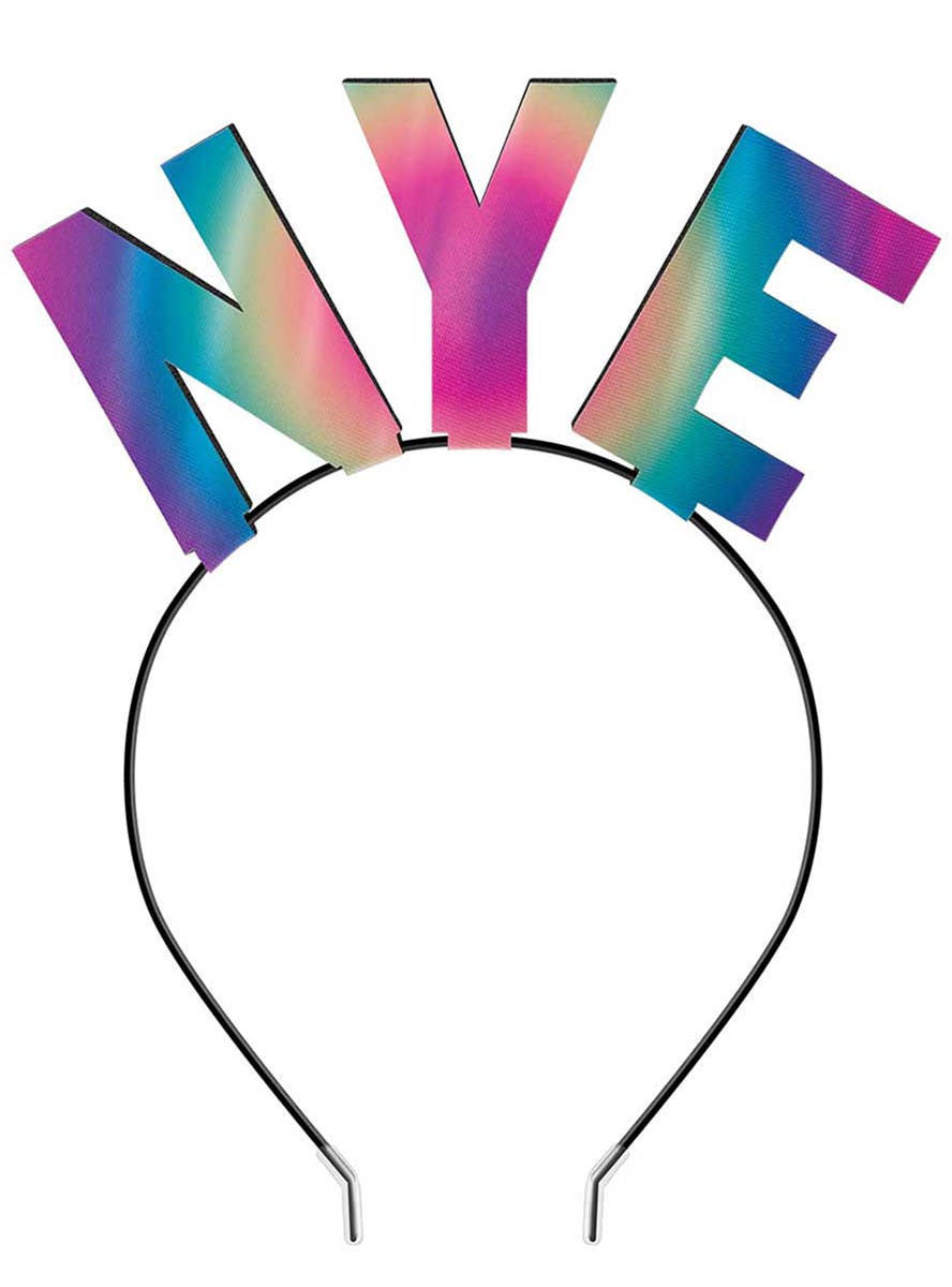 Image of Reflective Rainbow NYE Party Headband - Alternate Image