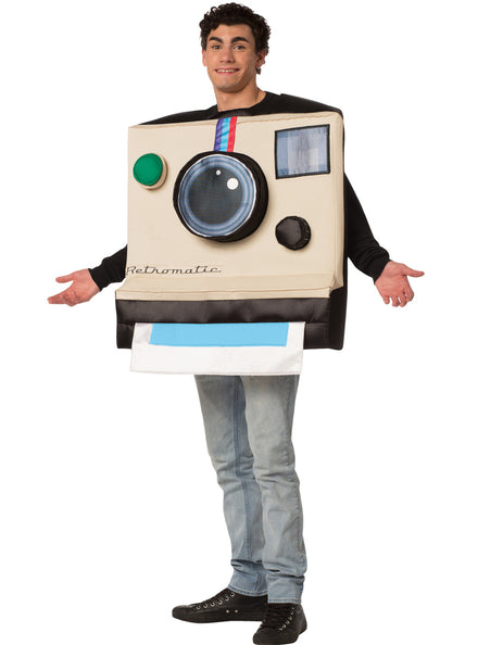 Retro Instant Camera Novelty Adults Costume - Main Image