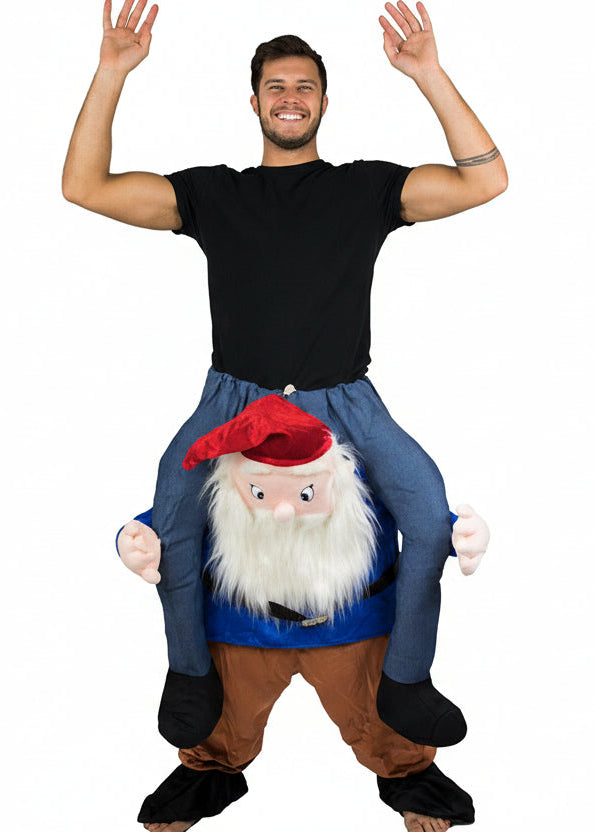 Adults Funny Ride On Garden Gnome Costume
