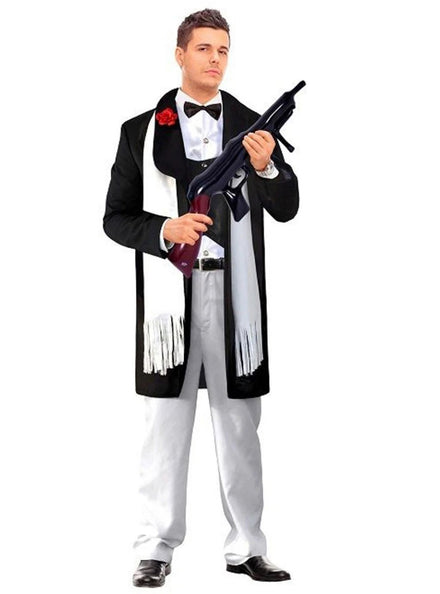 Roaring 20s Gent Mens Gangster Costume - Main Image