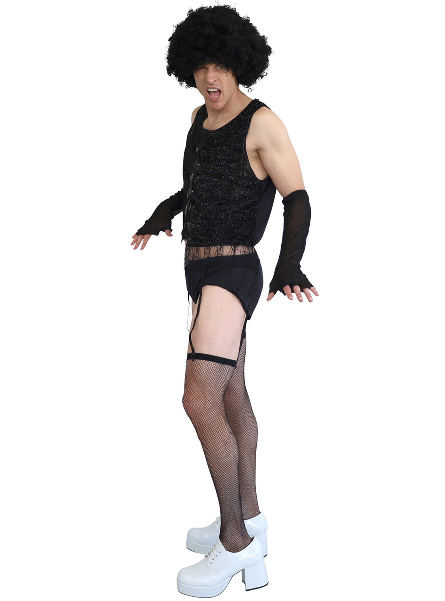 Rocky Shocker Mens Dr Frankenfurter Inspired Character Costume - Side Image