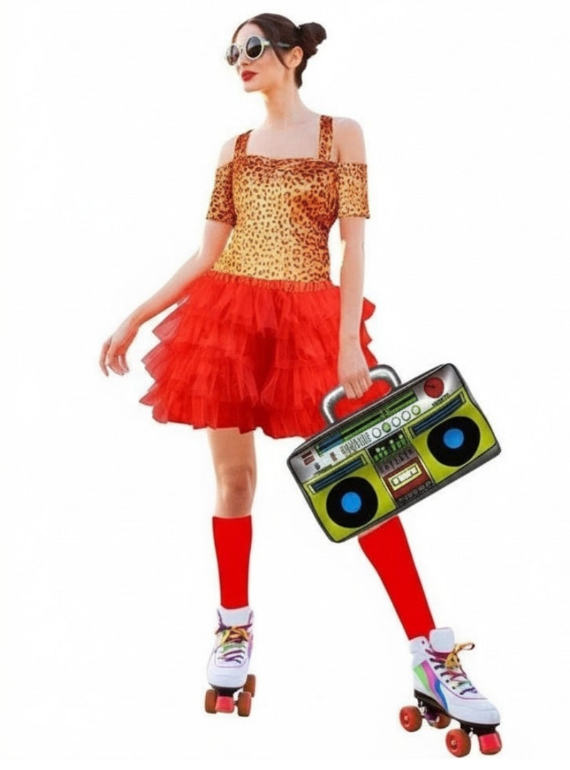 Roller Babe Plus Size Womens 1980s Costume - Main Image