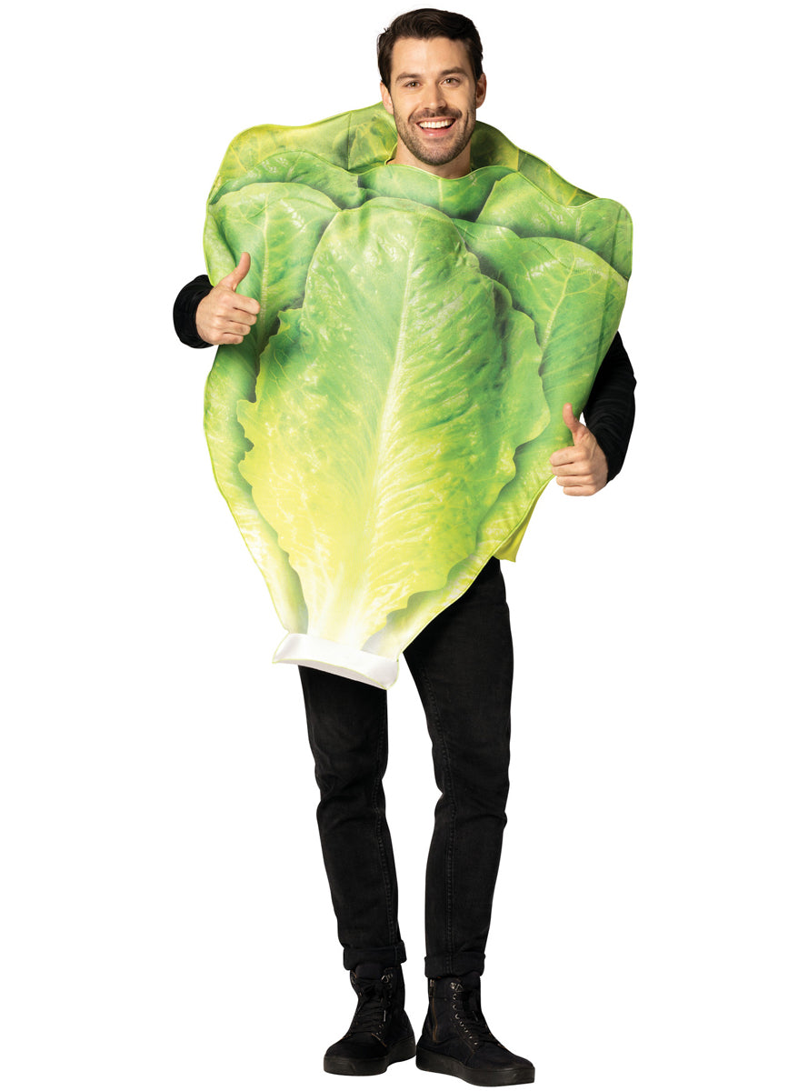 Romaine Lettuce Novelty Adults Food Costume - Main Image