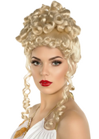 Roman Empress Women's Golden Blonde Costume Wig - Main Image