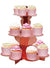 Image of Rose Gold Metallic 3 Tier Cupcake Stand
