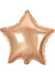 Image of Star Shaped Rose Gold 45cm Foil Balloon