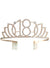 Image of 18th Birthday Rose Gold and Silver Rhinestone Tiara