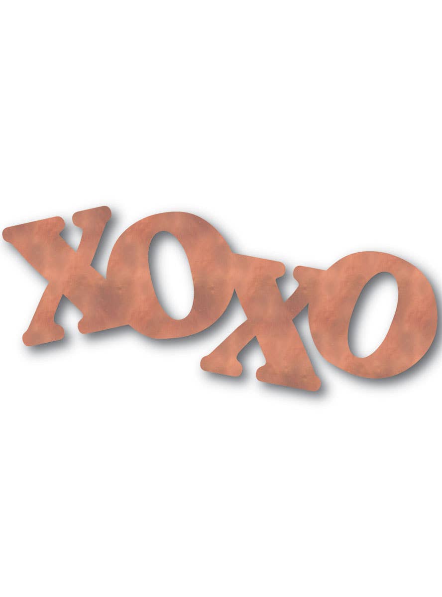 Image of Rose Gold Jumbo XOXO 30 Pack Confetti Scatters