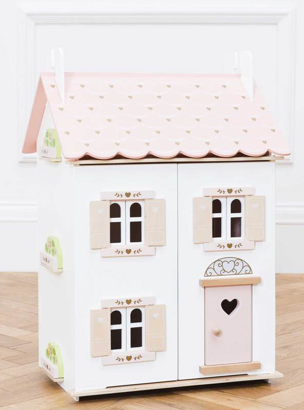 Roseheart House Large Wooden Doll House
