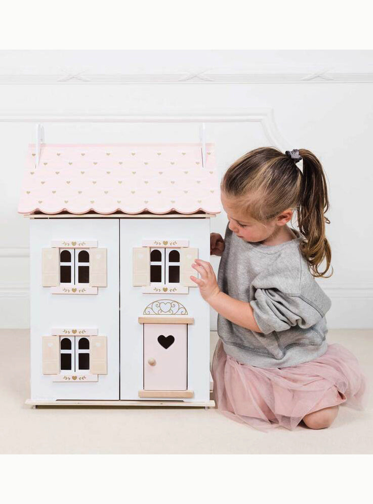 Roseheart House Large Wooden Doll House