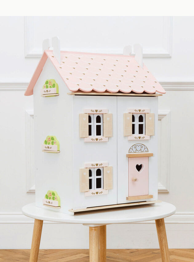 Roseheart House Large Wooden Doll House