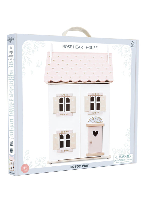 Roseheart House Large Wooden Doll House