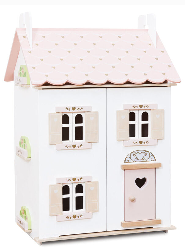 Roseheart House Large Wooden Doll House