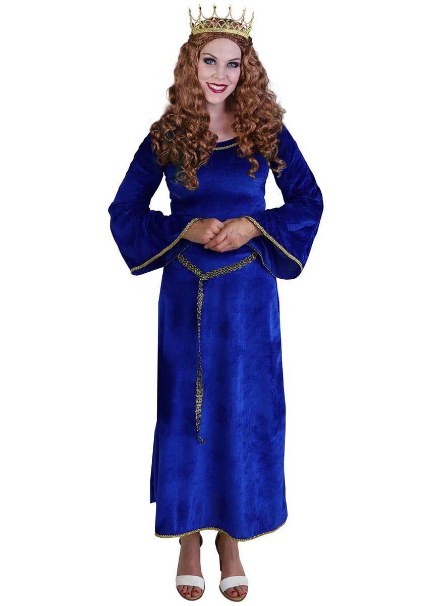 Image of Royal Blue Womens Medieval Costume