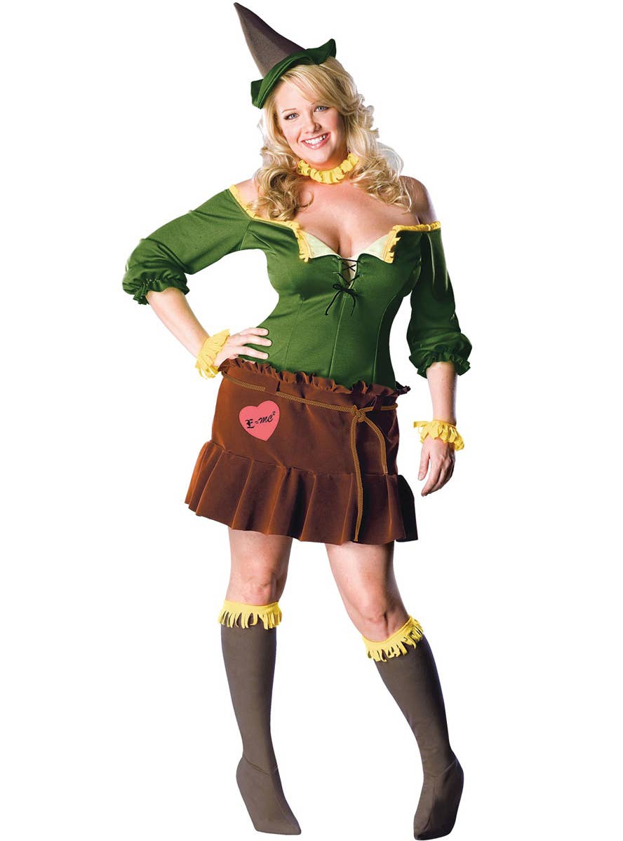 Wizard of Oz Womens Plus Size Scarecrow Costume - Main Image