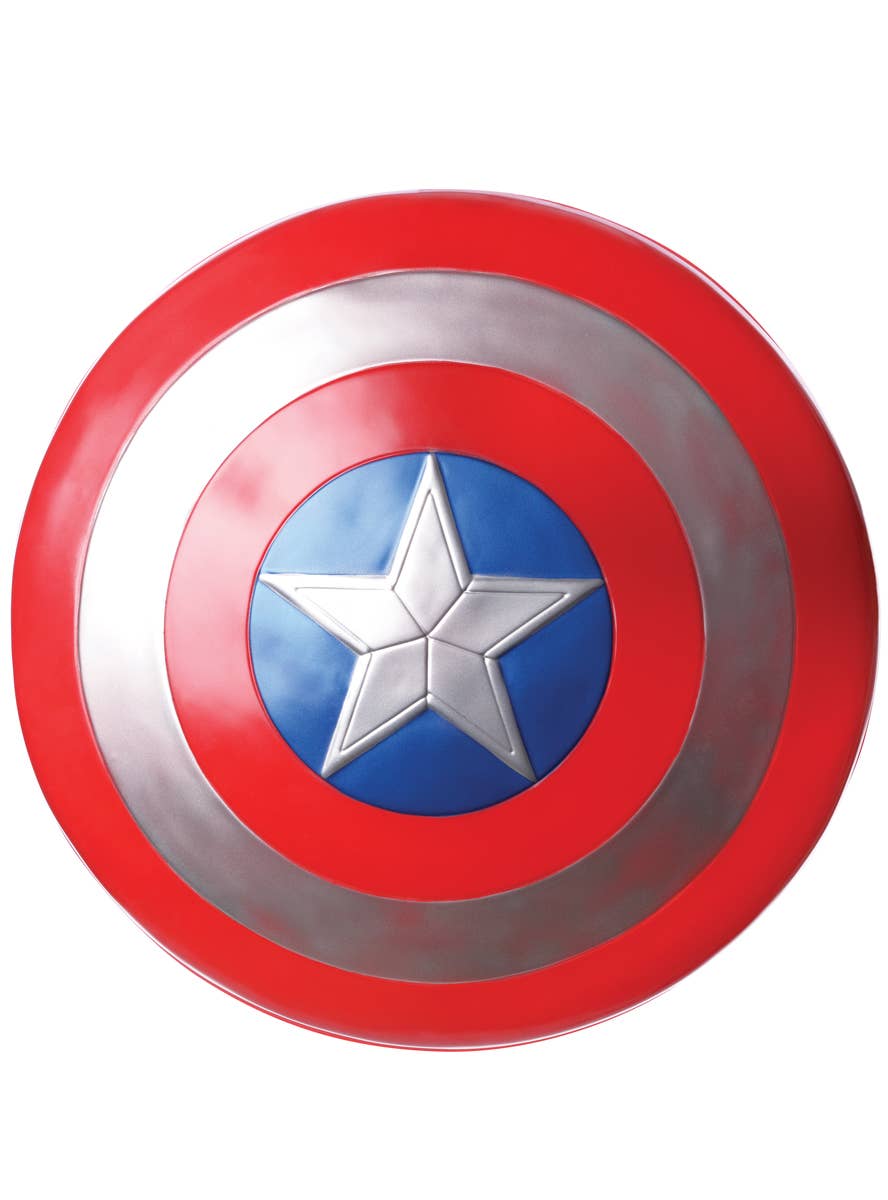 Red, Blue and Silver 12 Inch Captain America Costume Shield