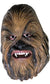 Vinyl Chewbacca Adults Full Face Mask Image 1