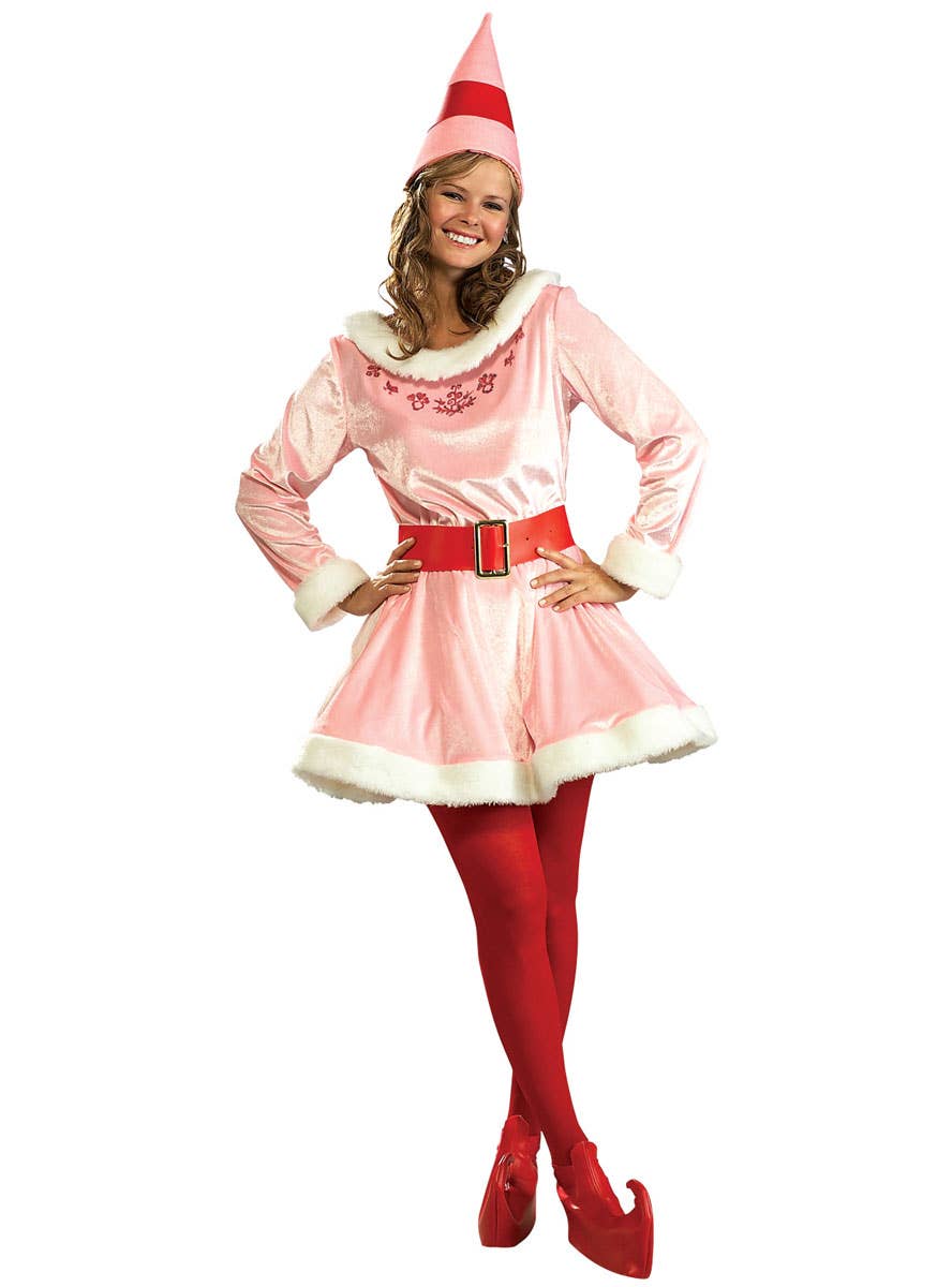 Buddy Elf Elf Fancy Dress Costume Womens Elf Movie Jovie