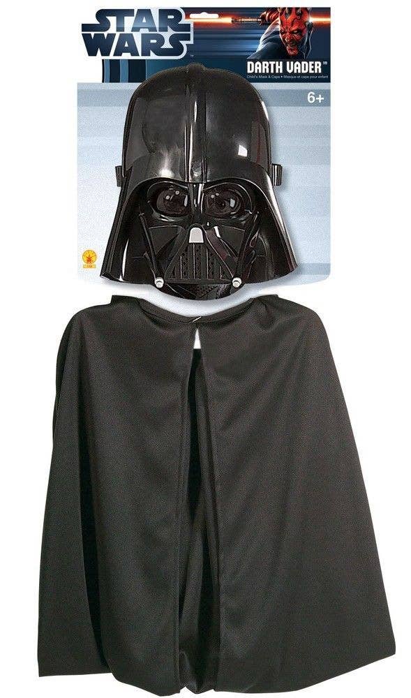 Children's Darth Vader Mask and Cape Star Wars Costume Kit Image 1