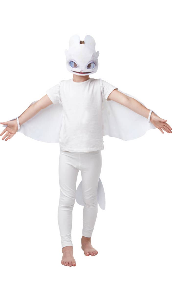 Light Fury How to Train Your Dragon The Hidden World Kids Costume Kit Front Main Image
